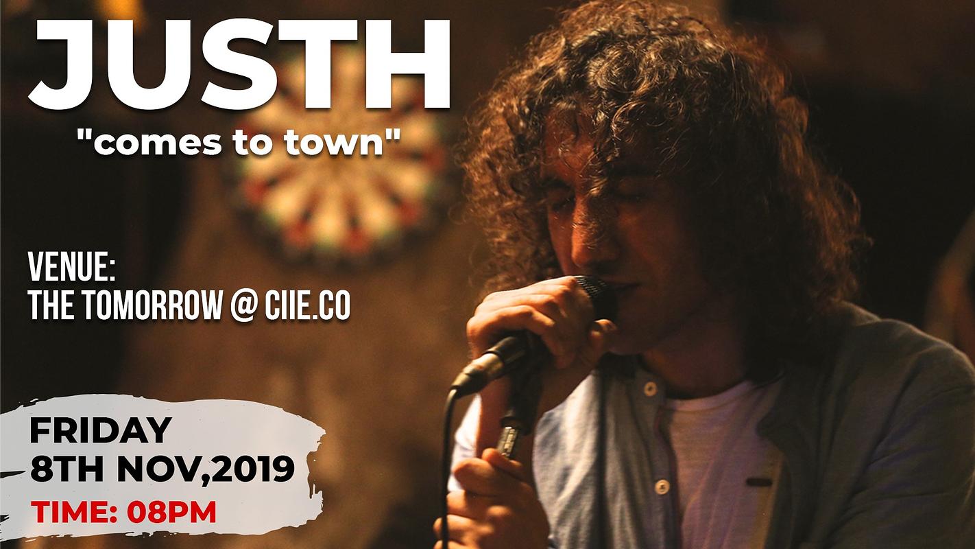 Cover for JUSTH "comes to town"