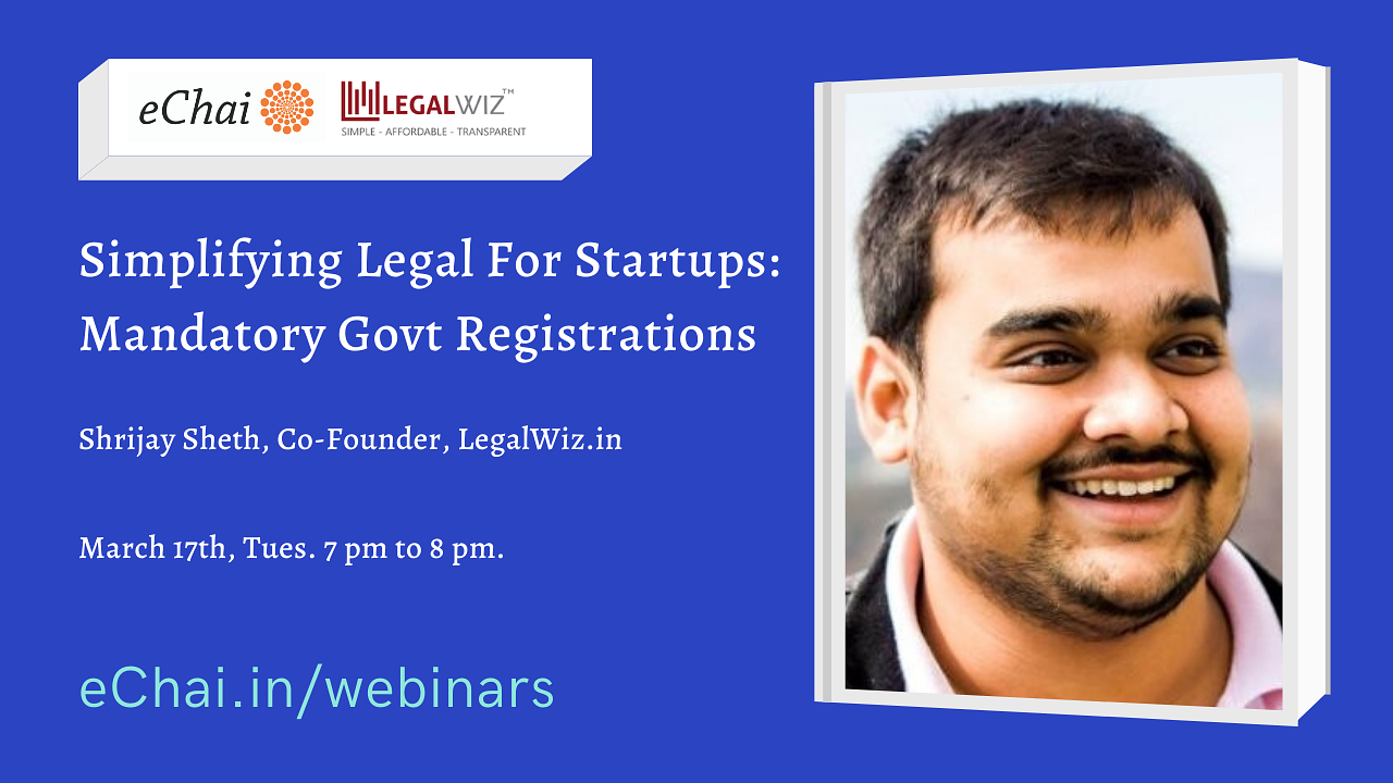 Cover for Ep1 Legal For Startups: Mandatory Government Registrations
