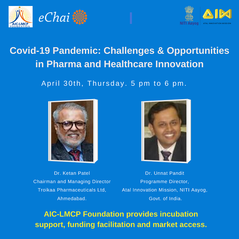 Cover for Covid-19 Pandemic: Challenges and opportunities in Pharma and Healthcare Innovation