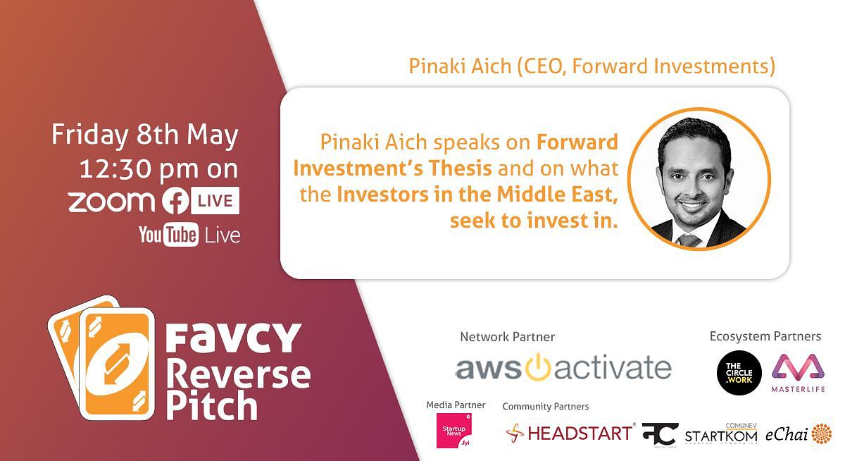 Cover for [eChai Partner Event] Favcy Reverse Pitch by Investors Ft. Forward Investments