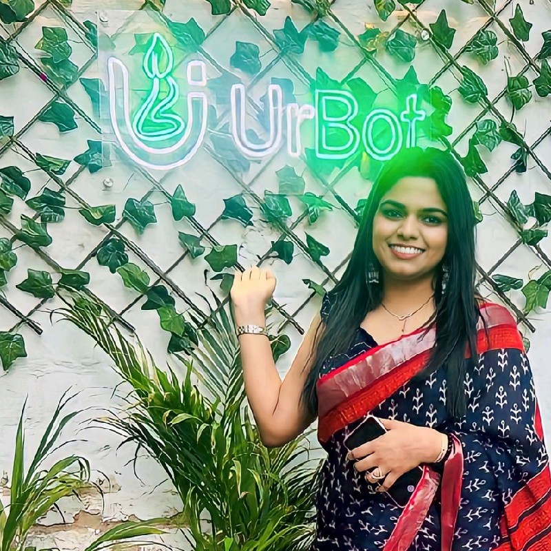 Bhumika Aggarwal - Founder and CEO @ UrBot | Horticulture - Technology enthusiast