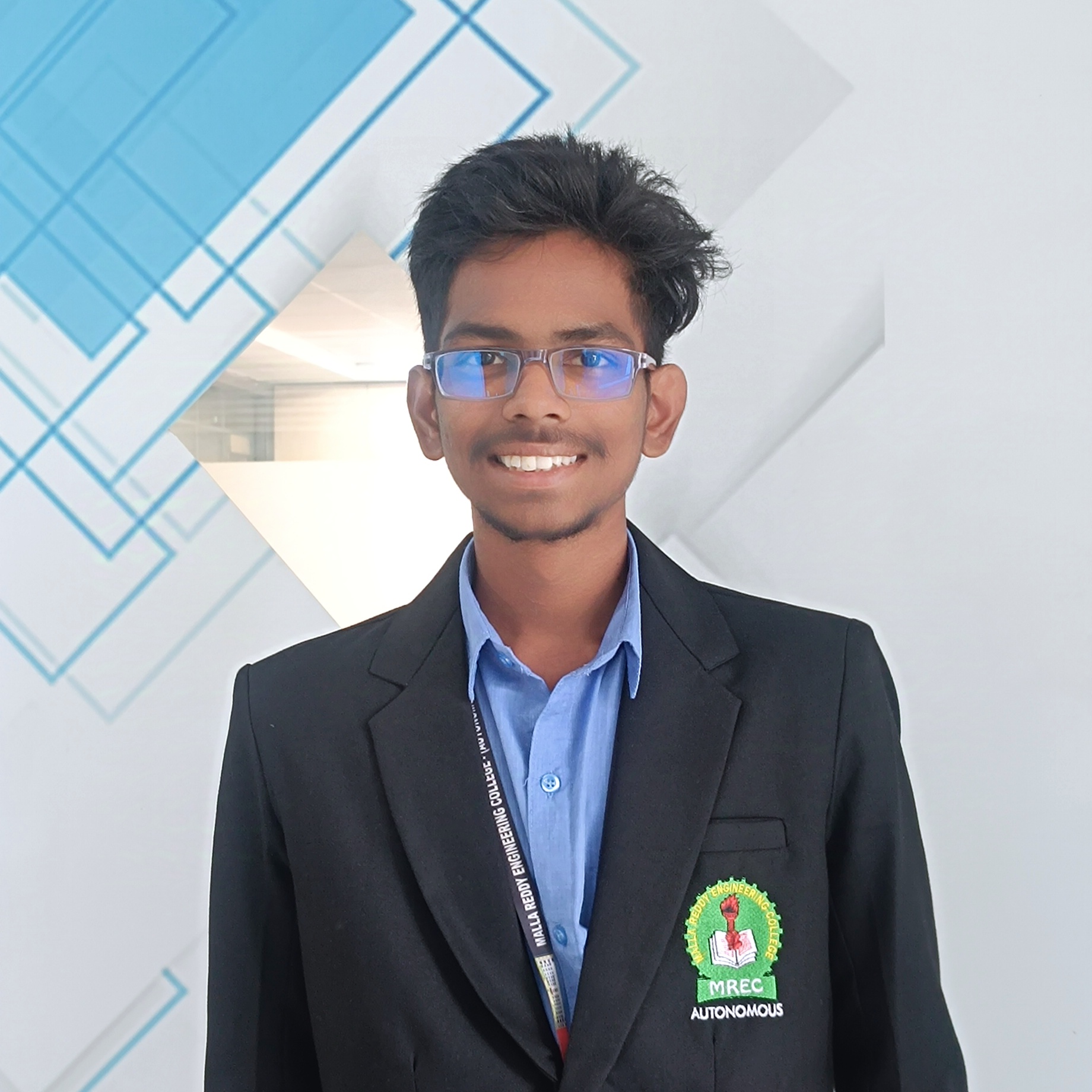 Metla Vishnuvardhan - Student in MREC & Co-Owner in 5Hills Digital Printing