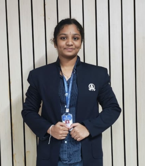 Kruthi Abbozu - Frontend Developer Intern, AcquaHt Labs